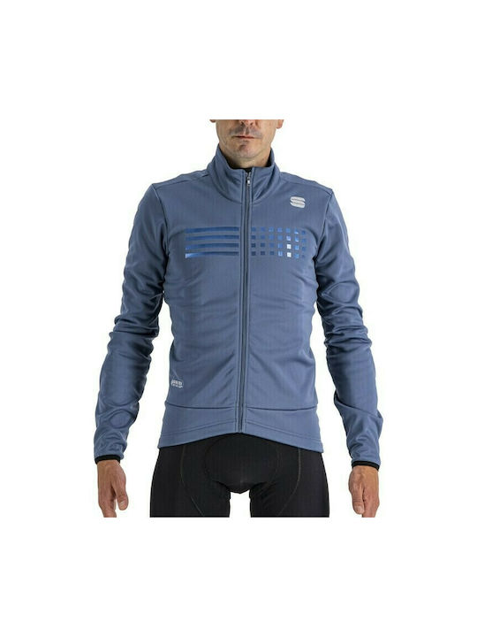 Sportful Tempo ZLV057 Cycling Windbreaker Jacket Long sleeve Blue