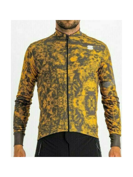 Sportful Escape Supergiara ZLV050 Ανδρική Μακρυμάνικη Μπλούζα Ποδηλασίας Κίτρινη