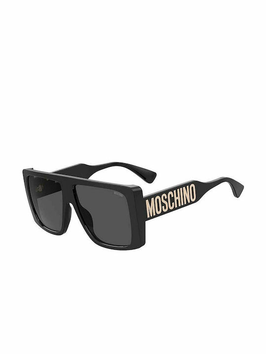 Moschino Sonnenbrillen mit Schwarz Rahmen und Schwarz Linse MOS119/S 807/IR