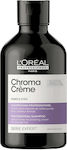 L'Oreal Professionnel Chroma Creme Purple Dyes Shampoos Farberhalt für Gefärbt Haare 1x300ml