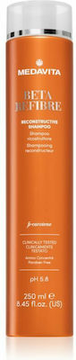 Medavita Beta Refibre Shampoos Reconstruction/Nourishment for All Hair Types 250ml