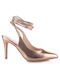 Pointed Toe Stiletto Champagne High Heels