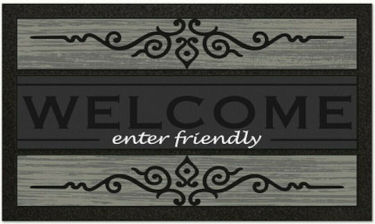 San Lorentzo Doormat SLZ112 Gray 40x70cm 4100106 Gray San Lorentzo Doormat SLZ112 Gray 40x70cm 4100106 Gray