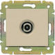 Legrand Valena TV-Buchse Antenne in Beige Farbe...