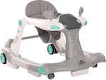 Lorelli Rider Baby Walker with Music for 6+ Months Gray