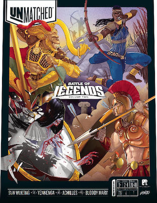 Restoration Games Board Game Unmatched: Battle of Legends for 2-4 Players 9+ Years (EN)