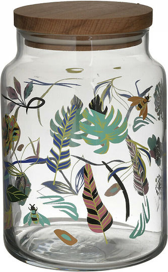 Click General Use Glass Jar with Airtight Lid Transparent 890ml