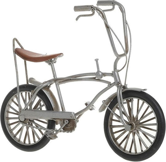 Inart Античен Декоративен велосипед Метална Silver 21x5x17см 1бр