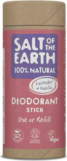 Salt of the Earth Lavender & Vanilla Utilizare sau reumplere Deodorant Natural sub formă de Stick Fără aluminiu 75gr
