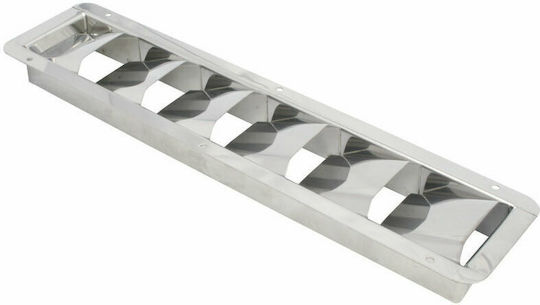Lalizas Grila de ventilatie pentru barci din otel inoxidabil 525x76mm Argintiu culoare 99068