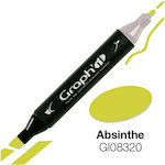 Graph' it Twin Tip 8320 Μαρκαδόρος Σχεδίου Absinthe