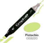 Graph' it Twin Tip Design Marker Pistachio