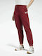 Reebok Identity Hohe Taille Damen-Sweatpants Jogger Burgundisch