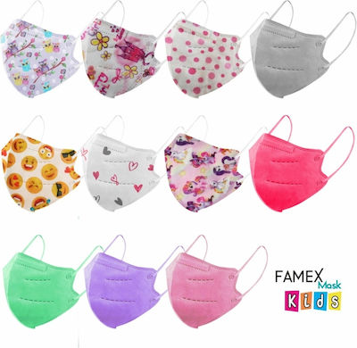 Famex Disposable Protective Mask FFP2 Girl Mix 50pcs