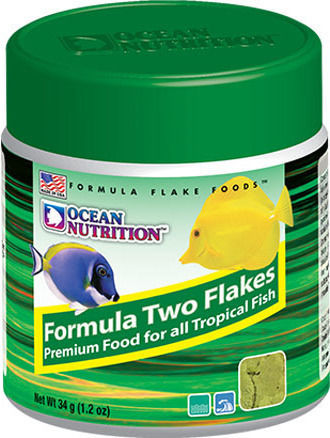 Ocean Nutrition Formula Two Tropical Fish Food Flakes with Spirulina 71gr