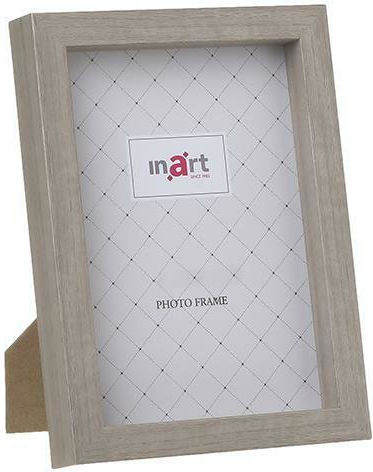 Inart Plastic Beige Photo Frame