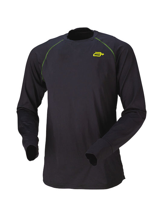 ARCTIVA REGULATOR S6 MEN UNDERWEAR TOP, Black isothermal top.