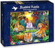 Family At Jungle Pool Puzzle 2D 1000pcs