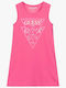 Children's Dress Sleeveless Fuchsia