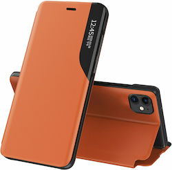 Hurtel Eco Leather View Πορτοκαλί (iPhone 13 Pro) Hurtel Eco Leather View Πορτοκαλί (iPhone 13 Pro)