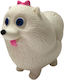Squishy Anti-Stress Silicone Dog White