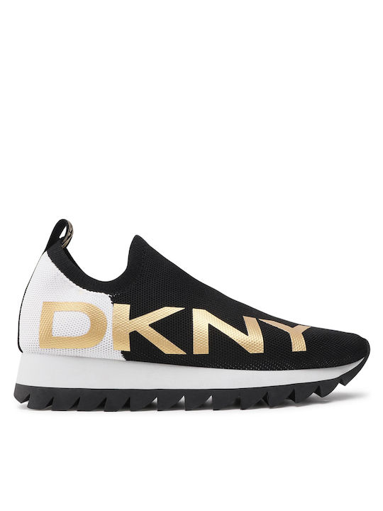 Sydamerika Downtown lovende DKNY K2000669 Γυναικεία Sneakers Μαύρα | Skroutz.gr