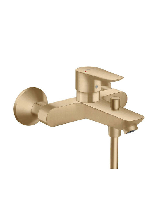 Hansgrohe Talis E Brushed Αναμεικτική Μπαταρία Μπανιέρας Μπρονζέ