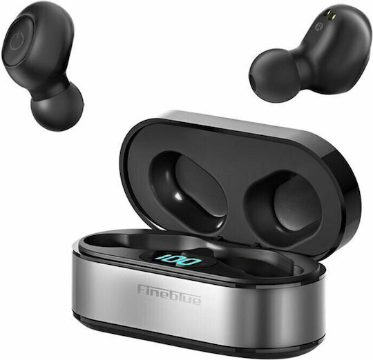 Fineblue Air55 Pro In-ear Bluetooth Handsfree Earphones with Charging Case Black