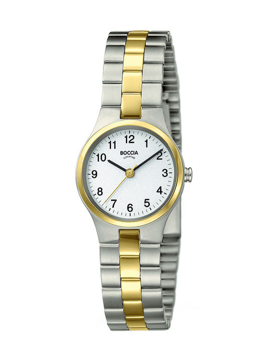 Boccia Watch with Metal Bracelet