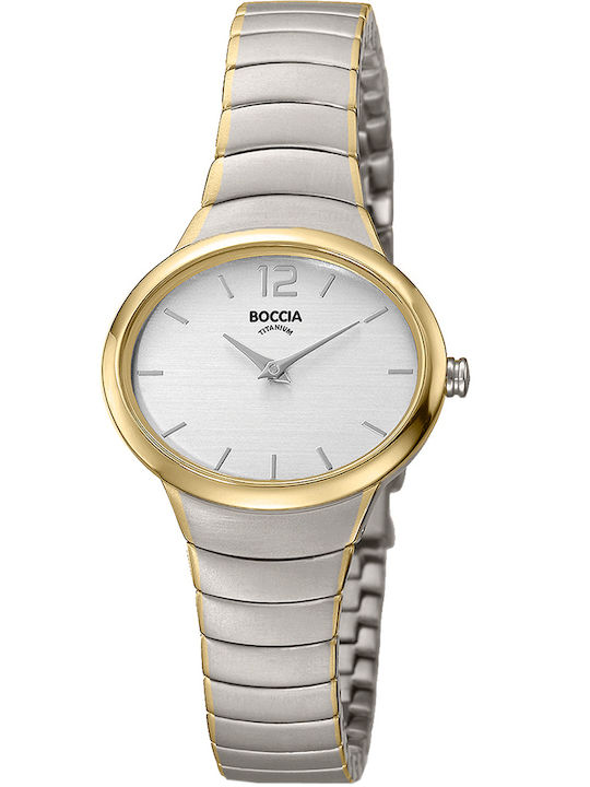 Boccia Women's Watch 29mm Battery with Silver Metal Strap