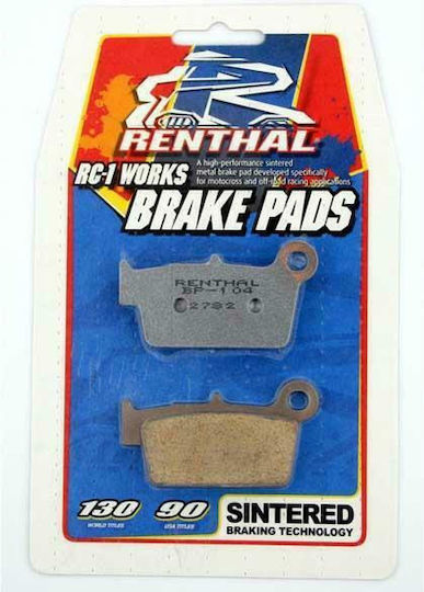 Renthal Motorcycle Brake Pads Honda/ Kawasaki for Kawasaki KX