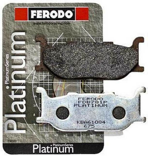 Ferodo Motorcycle Brake Pads Platinum Yamaha T-Max 500 01-03 for Yamaha T-MAX 500 / YP 400 Majesty