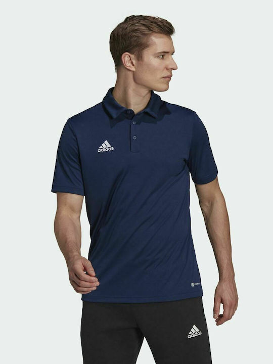 Adidas Performance Ανδρικό T-shirt Polo Navy Μπλε