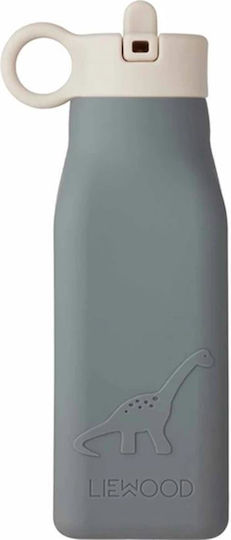 Liewood Warren Dino Kids Water Bottle Dinosaur Plastic Blue 350ml