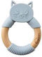 Nibbling Teether Ring Teething Relief Wooden fo...