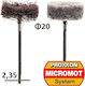 Proxxon 28282 20mm Polierscheiben & Pads 2Stück