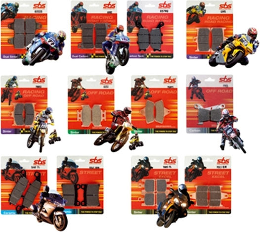 SBS Τακάκια Μοτοσυκλέτας Εμπρός Honda SH 300ie 15'-16' / KYMCO XCITING 300 08'-14' / Yamaha YP 400R ie 4T X-MAX 13'-16' για Kymco Xciting 300 Yamaha X-MAX