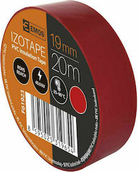 Emos Insulation Tape 19mm x 20m F61923 Red