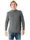 Bellissimo Men's Long Sleeve Sweater Turtleneck Gray