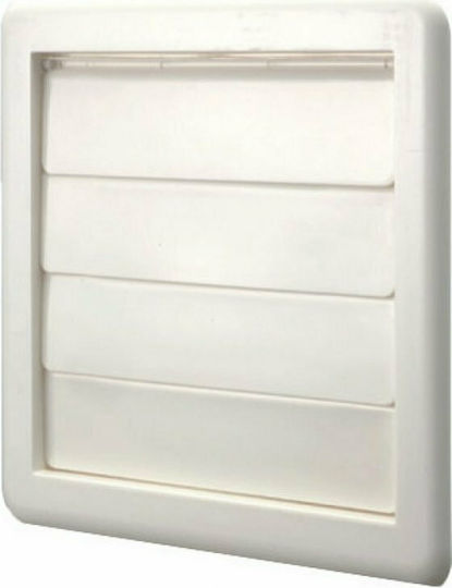 Evivak Perdea de ventilație 12x12cm Pătrată cu plasă