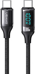 Usams US-SJ546 USB 2.0 USB-C male - USB-C 100W 1.2m (SJ546USB01)