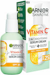 Garnier Skinactive Vitamin C Brightening SPF25 Serum Προσώπου με Βιταμίνη C για Λάμψη 50ml