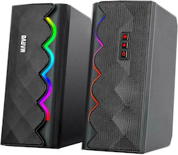 Marvo SG-269 2.0 Speakers with RGB and Bluetooth Black