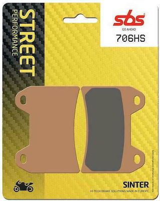 SBS Motorcycle Brake Pads Yamaha XT 660X 04'-15' / DUCATI Hypermotard 1100 07'-11' / Aprilia Dorsoduro 1200 11'-14' for Aprilia Dorsoduro Ducati Hypermotard Yamaha XT 660X