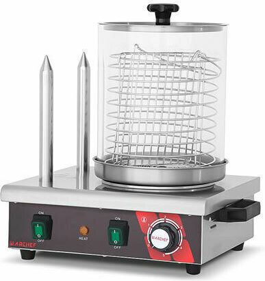 Lappas Commercial Hot Dog Steam Machine with Bread Warmer 0.55kW 39x29x41cm