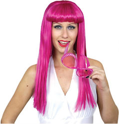 Carnival Wig Straight Fuchsia