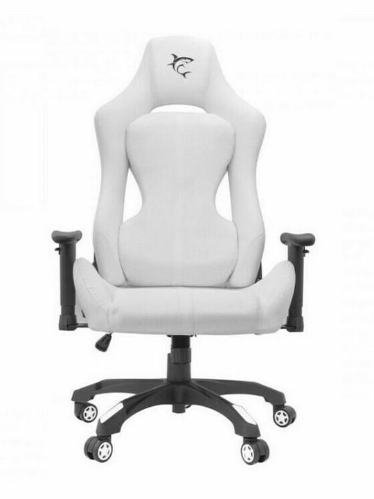 White Shark Monza Gaming Stuhl mit verstellbaren Armlehnen Weiß