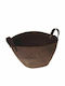 Pyrostia Large Basket Rubber Firewood Storage Basket 64x64x30cm