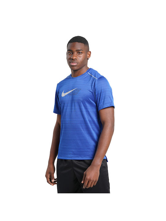 Nike Miler Dri Fit T shirt Indigo Force CV7405 438 Skroutz.gr