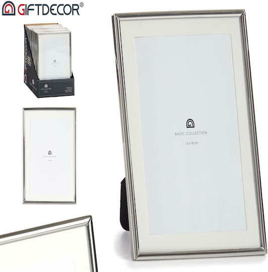 Gift Decor Κορνίζα Μεταλλική Ασημί